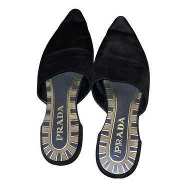 Prada Velvet mules - image 1