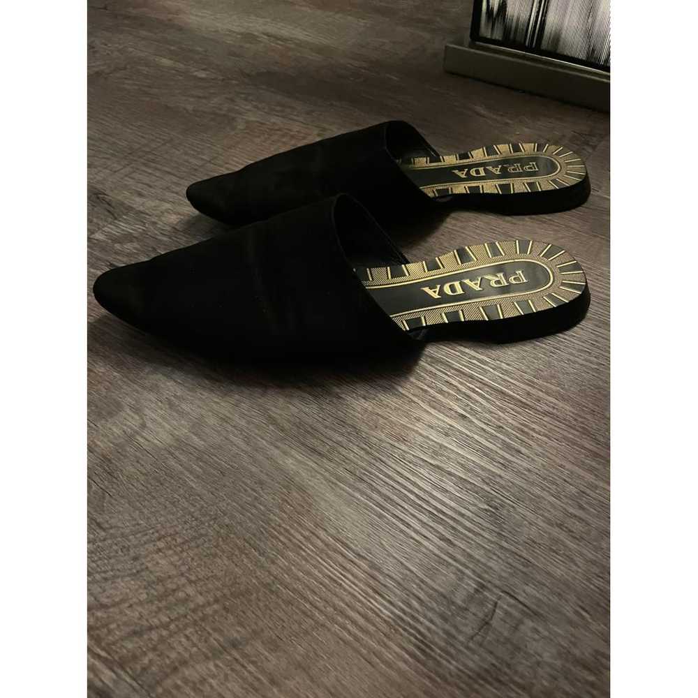 Prada Velvet mules - image 3