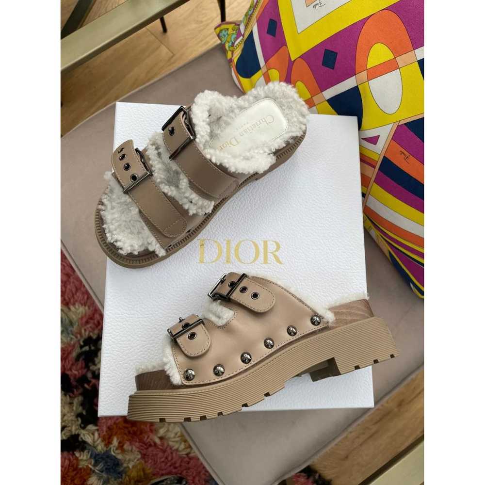 Dior Diorquake leather sandal - image 7