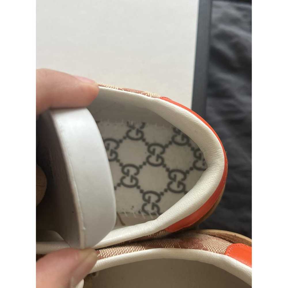 Gucci Web cloth low trainers - image 7