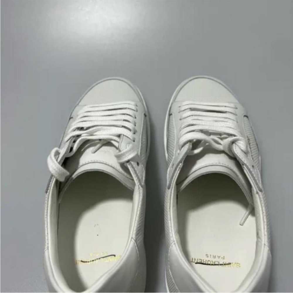 Saint Laurent Leather low trainers - image 8