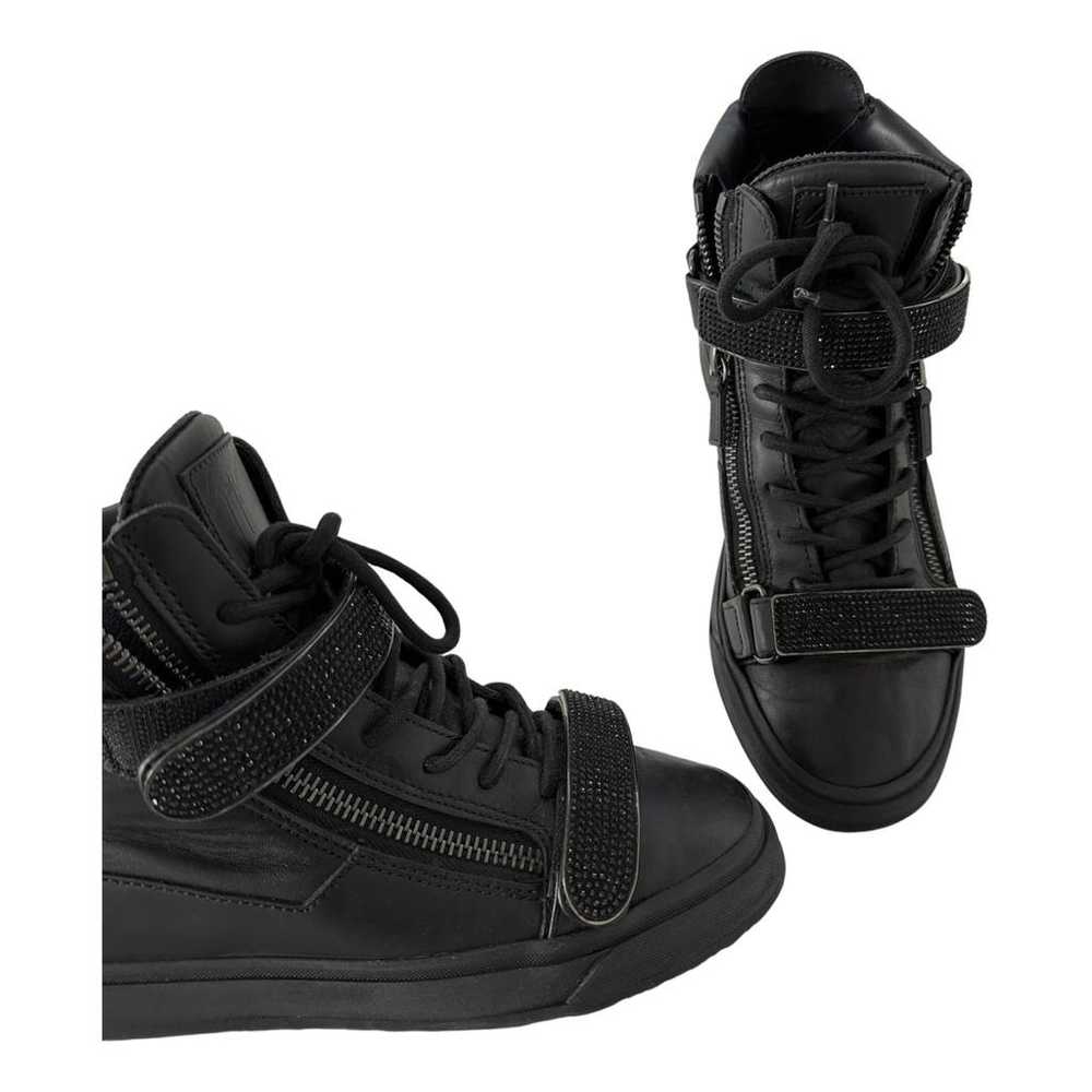 Giuseppe Zanotti Coby leather trainers - image 1