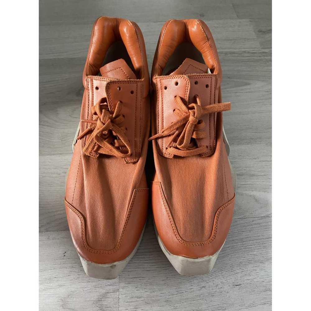 Adidas & Rick owens Leather low trainers - image 2