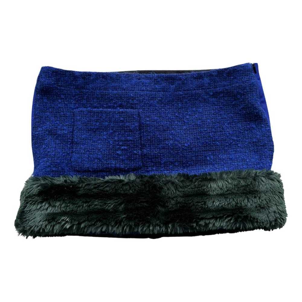 Saint Laurent Wool mini skirt - image 1