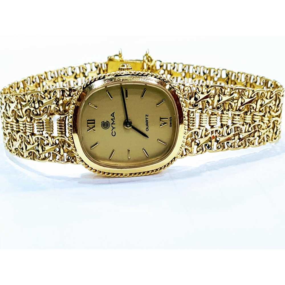 Cyma Yellow gold watch - image 2