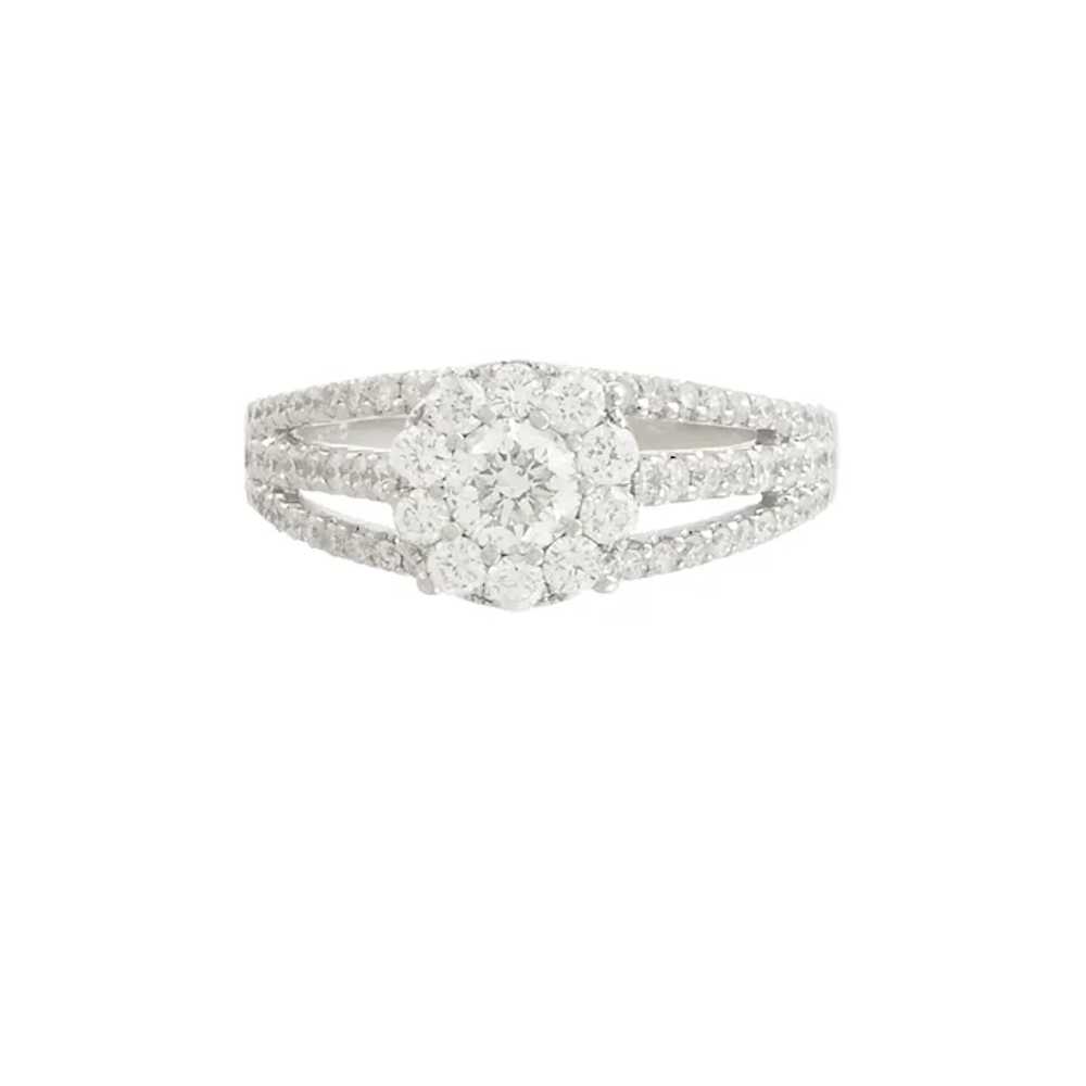 Dazzling Diamond Engagement Ring in 14k White Gold - image 2