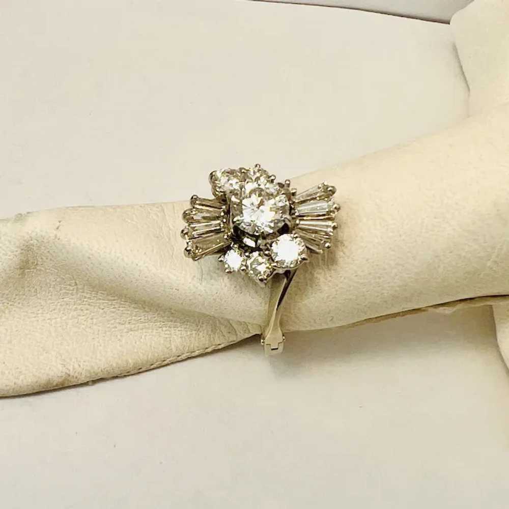 2.00 Carat Total Diamond Vintage Adjustable Ring … - image 4