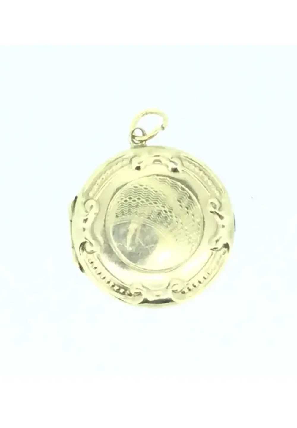 Antique  Gold 9CT 375 Locket Pendant Hallmarked E… - image 12