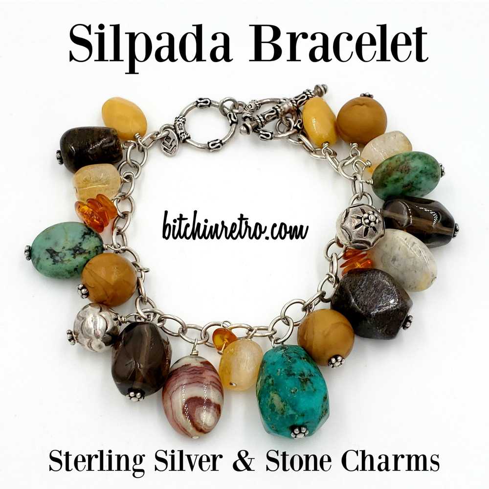 Silpada Sterling Silver and Semi-Precious Stone C… - image 1