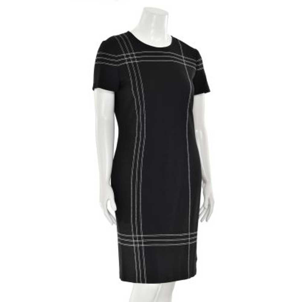 St. John Milano Knit Sheath Dress w/ Stitch Detai… - image 3