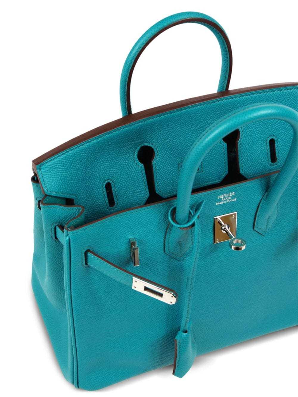 Hermès Pre-Owned 2012 Birkin 25 handbag - Blue - image 4