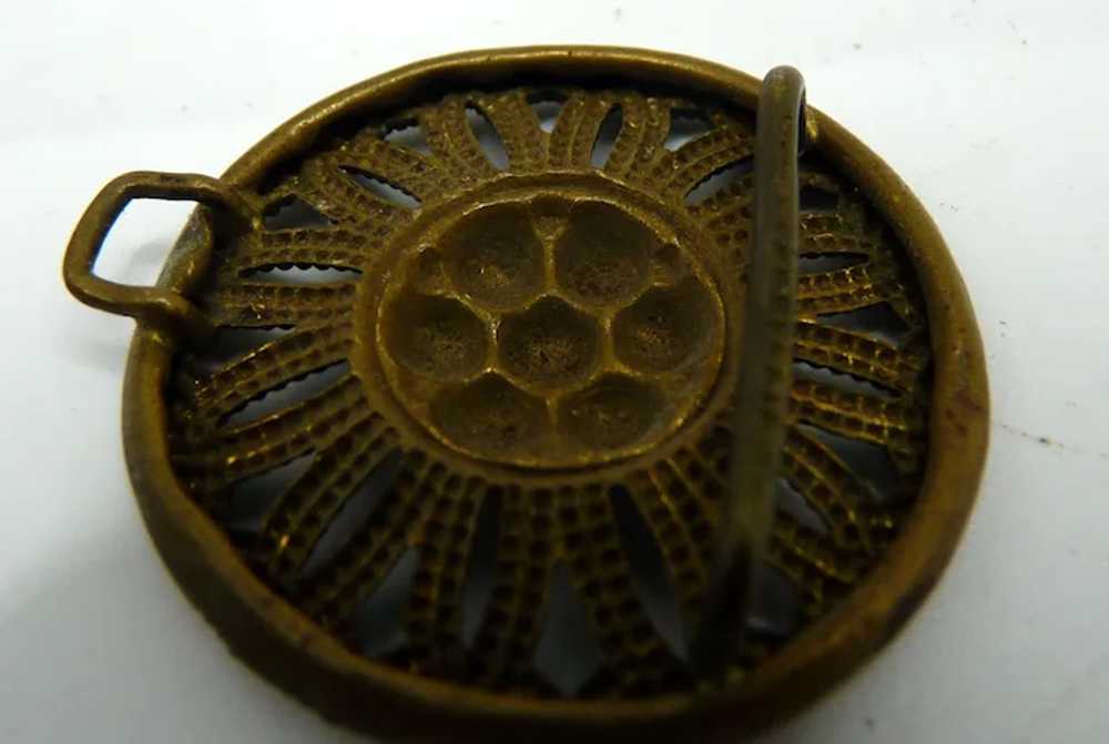 Antique C.1910 Women's Belt Buckle - image 2