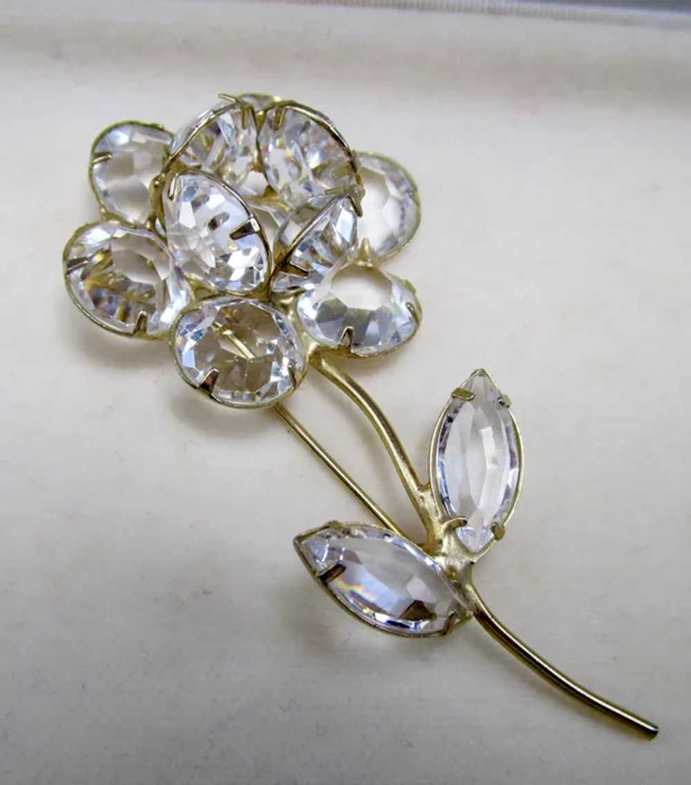 Beautiful Faceted Crystal Rhinestone Dimensional … - image 2