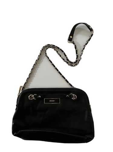 バッグ archive DKNY leather hand bag DKNY Women's Handbags SHOULDER,BLACK/SILVER,1SZ: Handbags