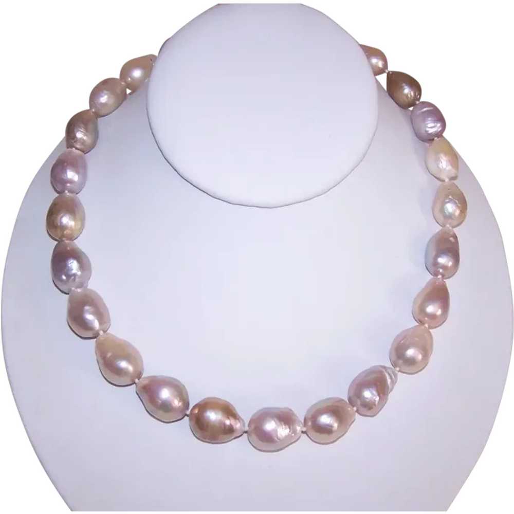 16mm to 19mm Baroque Chunky Freshwater Pearl (Pas… - image 1