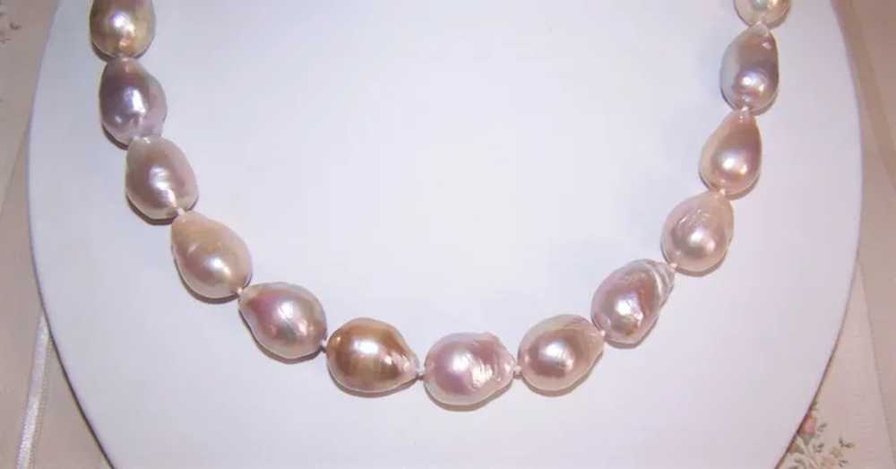 16mm to 19mm Baroque Chunky Freshwater Pearl (Pas… - image 2