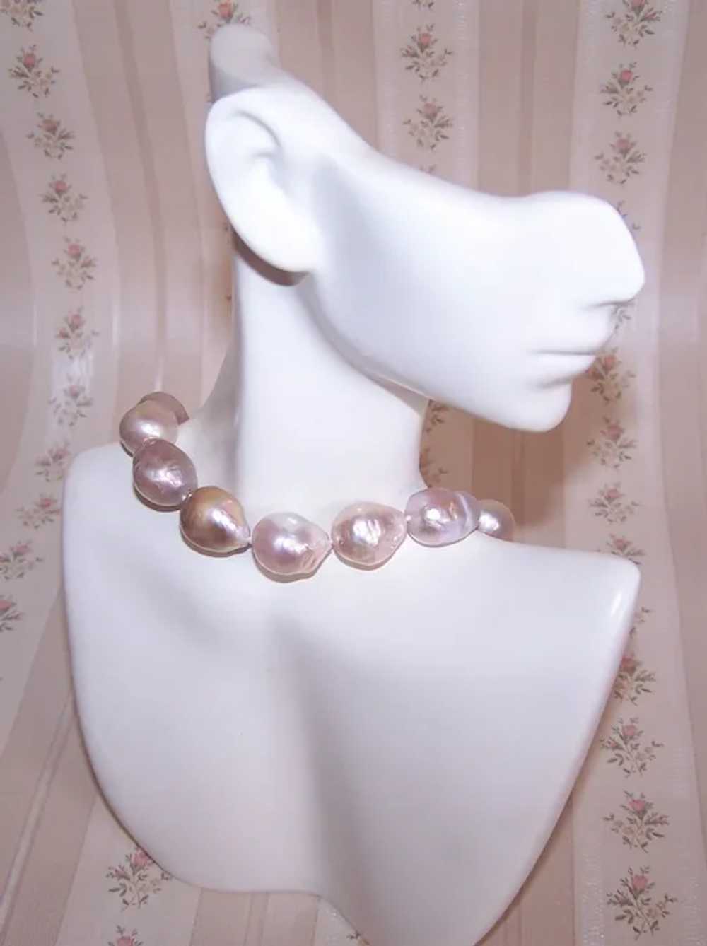 16mm to 19mm Baroque Chunky Freshwater Pearl (Pas… - image 4