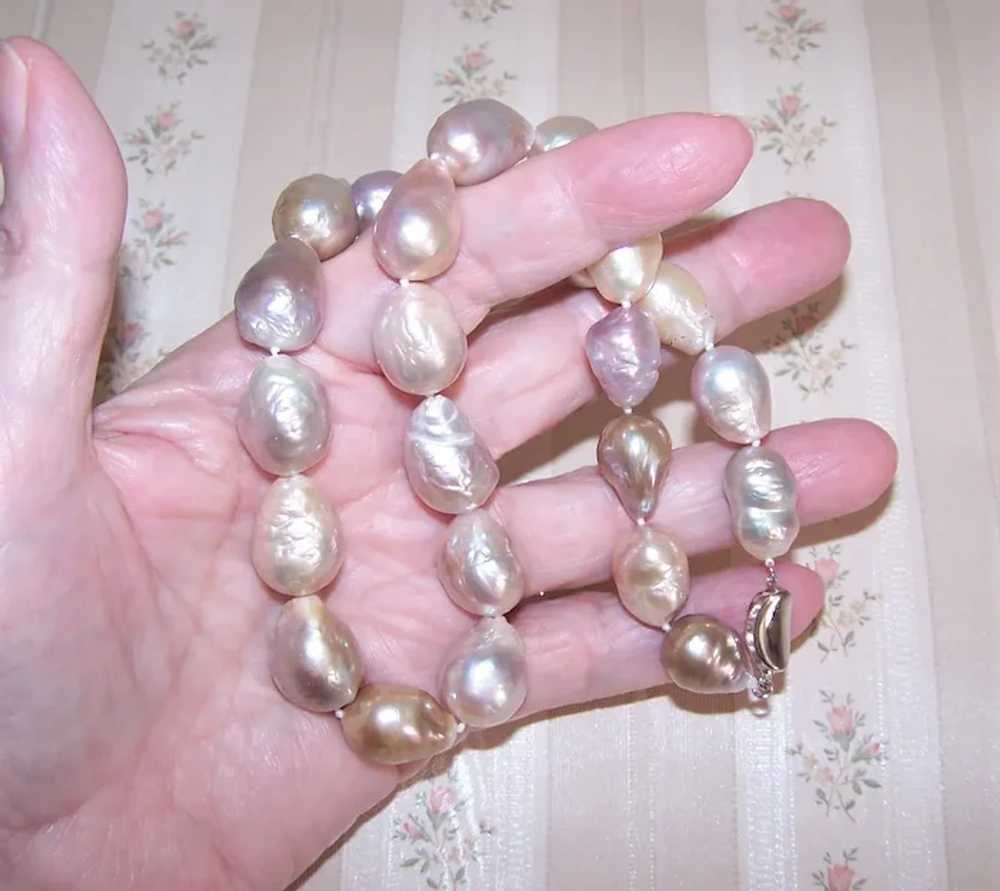 16mm to 19mm Baroque Chunky Freshwater Pearl (Pas… - image 6