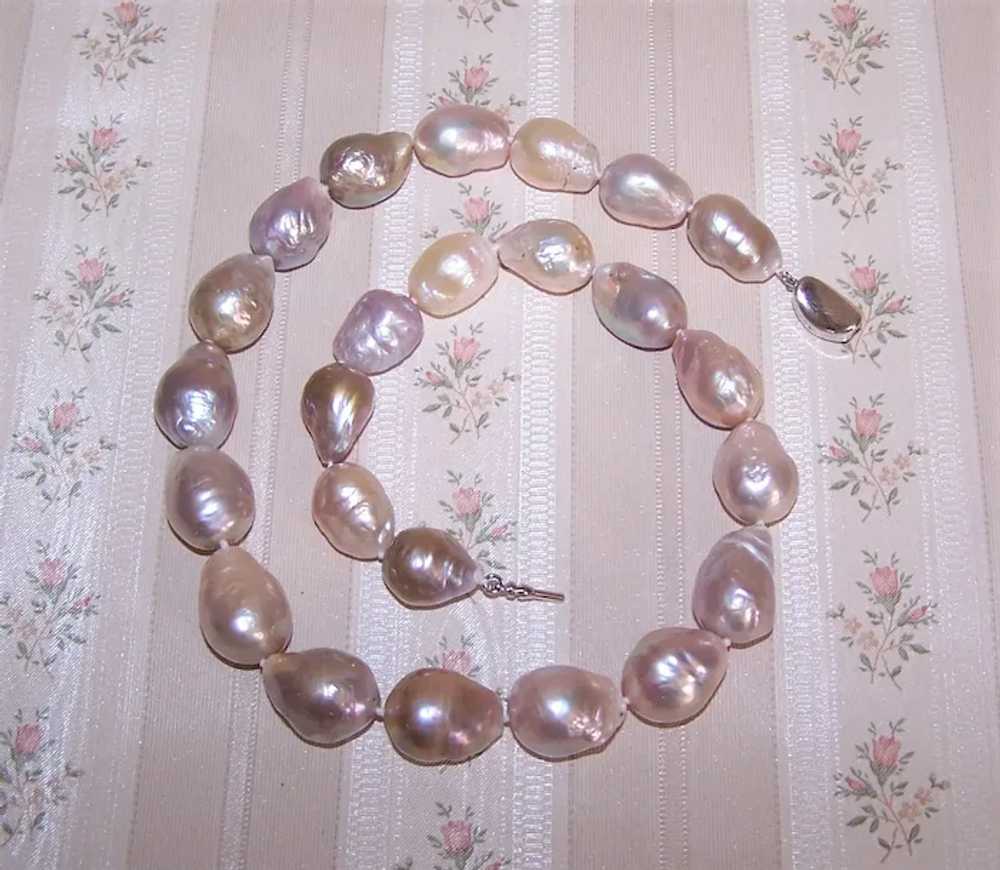 16mm to 19mm Baroque Chunky Freshwater Pearl (Pas… - image 8
