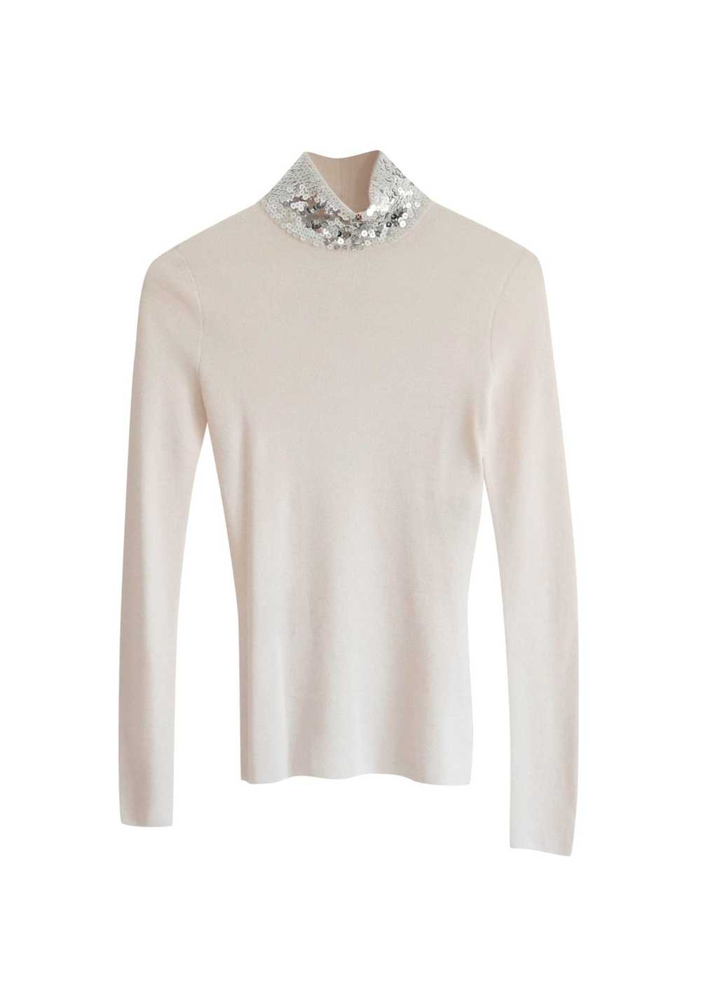 Dior Sequin Embellished Fine Wool & Silk Jumper - image 1