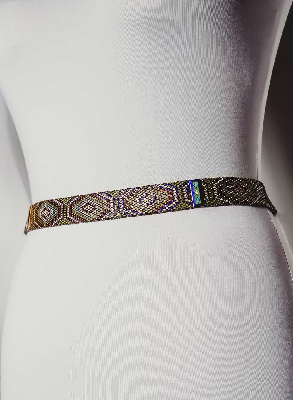 Art Deco Enamel Belt - image 1