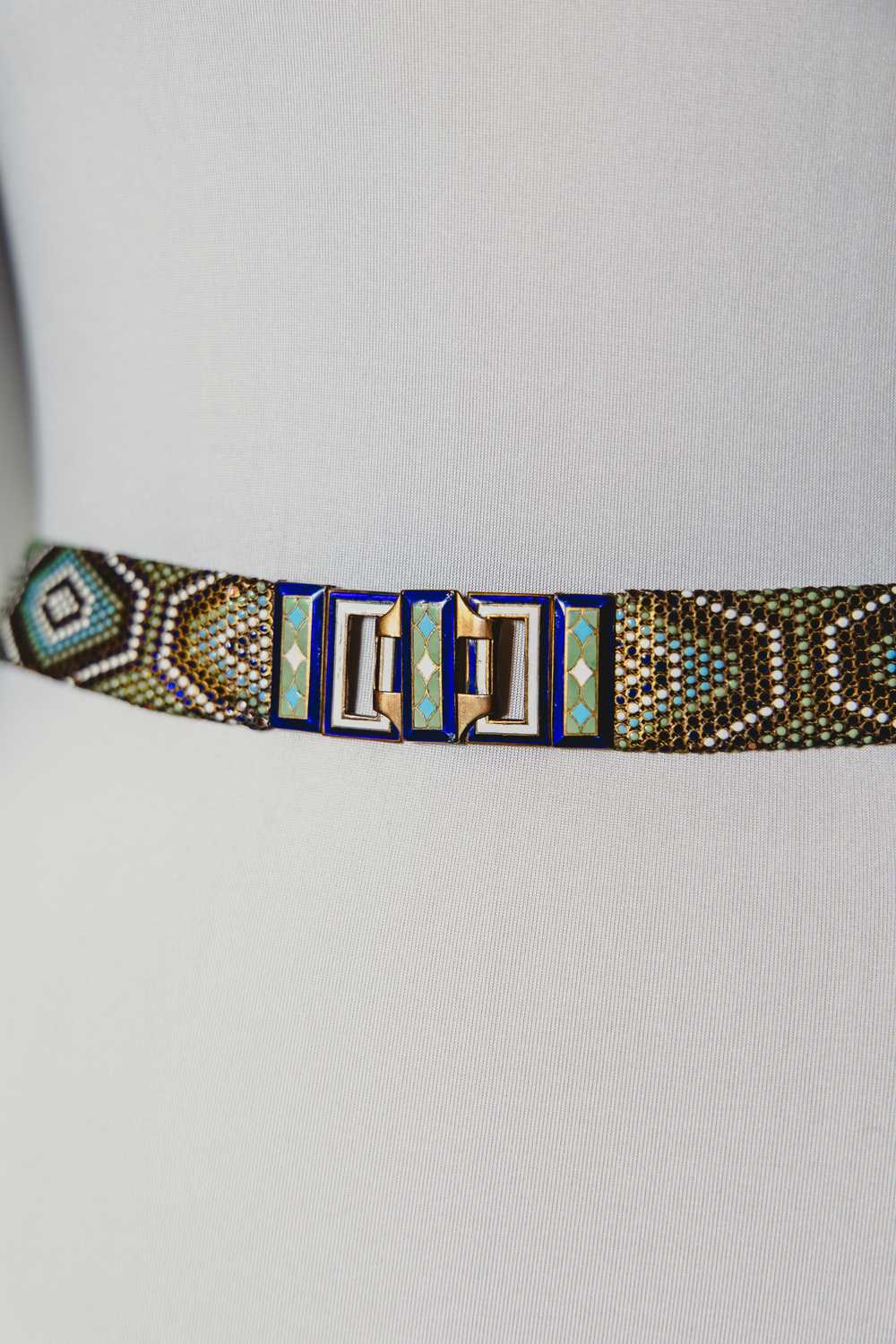 Art Deco Enamel Belt - image 2