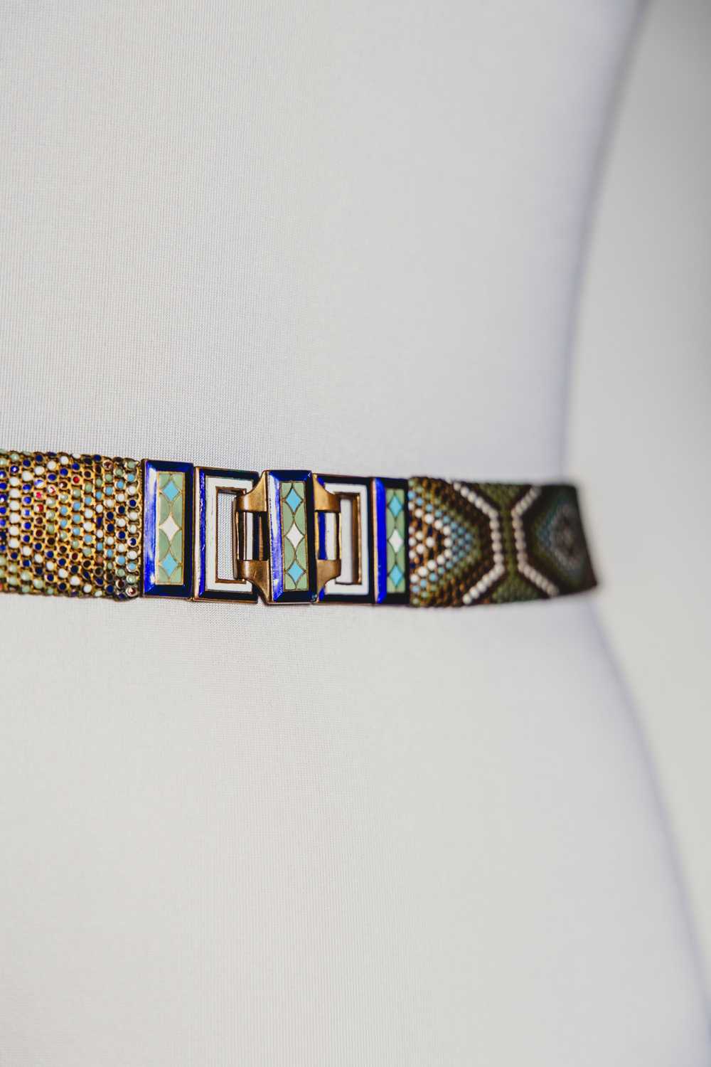 Art Deco Enamel Belt - image 3