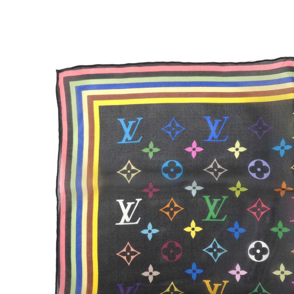 Louis Vuitton Monogram Multi Color Carre 100% Sil… - image 3