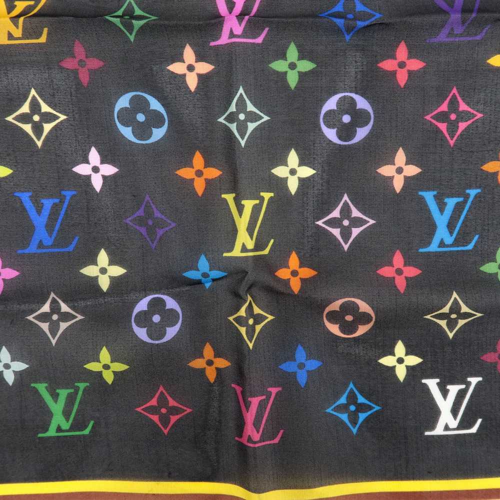 Louis Vuitton Monogram Multi Color Carre 100% Sil… - image 4