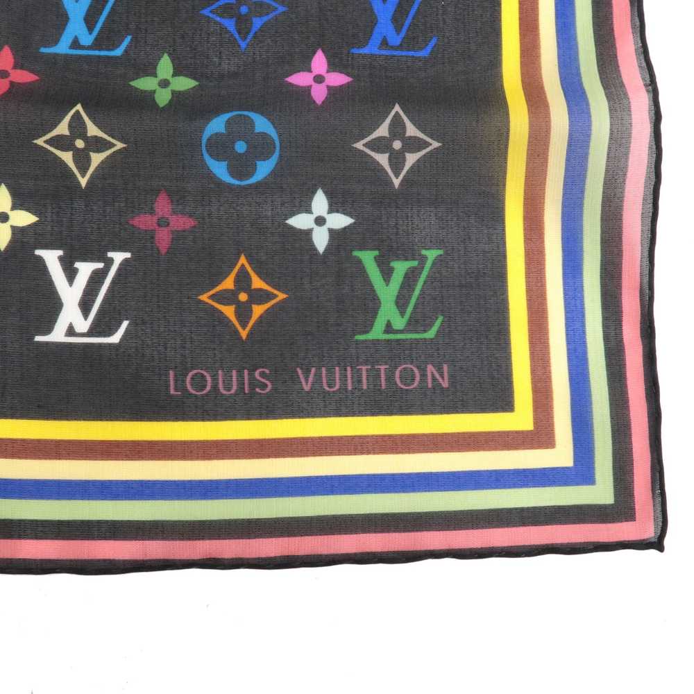 Louis Vuitton Monogram Multi Color Carre 100% Sil… - image 5