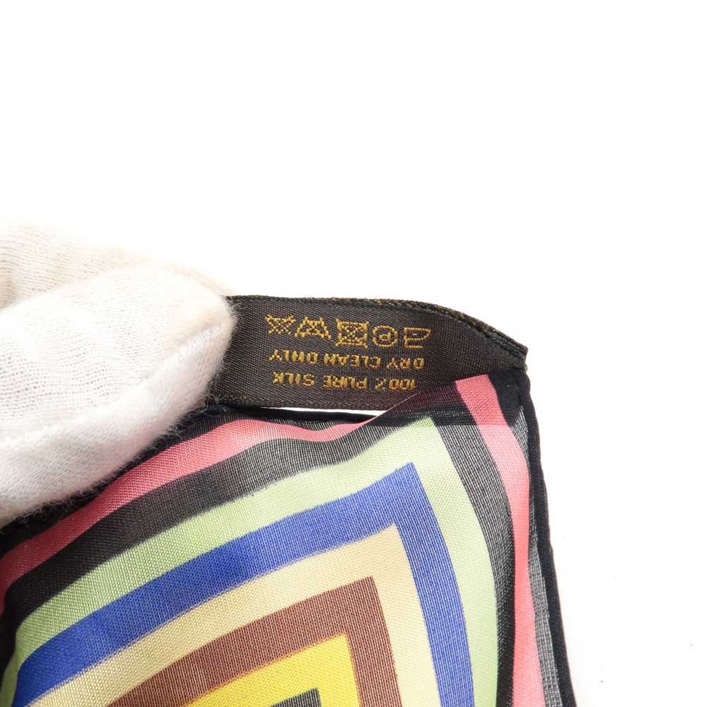 Louis Vuitton Monogram Multi Color Carre 100% Sil… - image 7