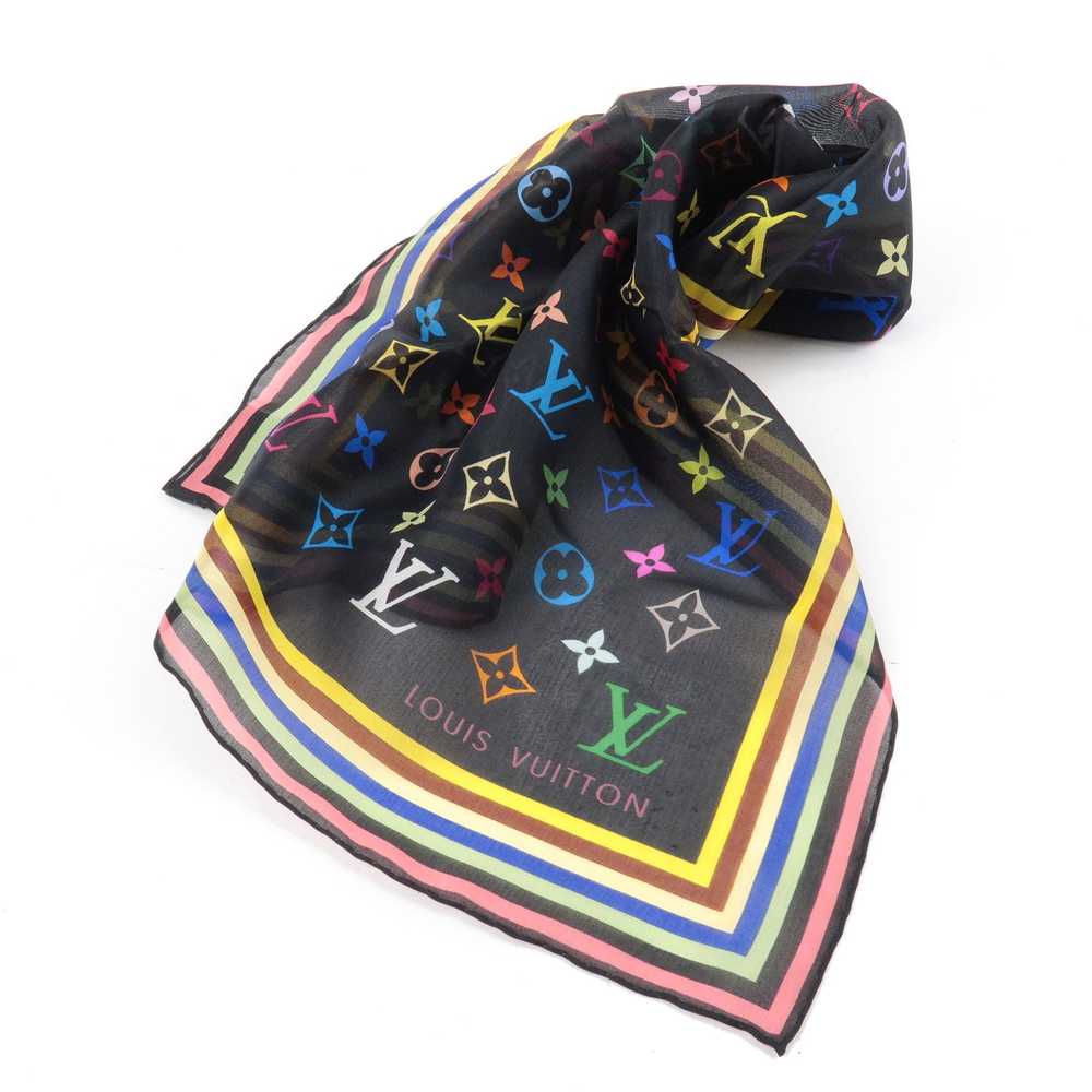 Louis Vuitton Monogram Multi Color Carre 100% Sil… - image 9