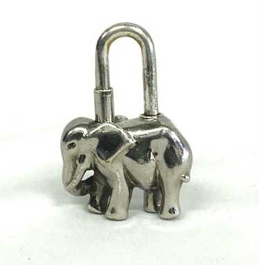 Authentic HERMES Padlock & 2 Keys Silver Tone No.102 … - Gem