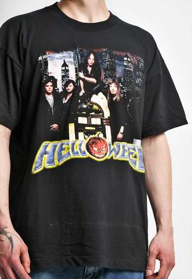 Helloween metal band t-shirt black music 90s deads