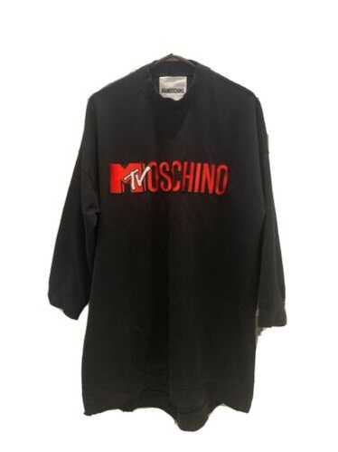 h&m moschino アップリケスウェットシャツ