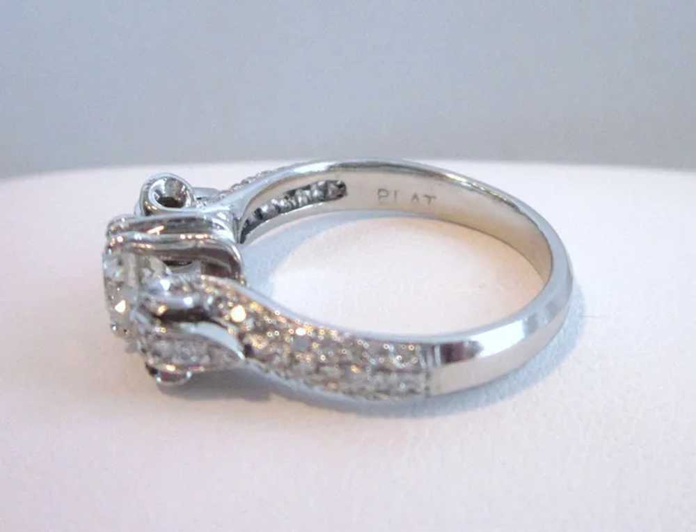 Exquisite Platinum and Diamond Vintage Tacori Rin… - image 5