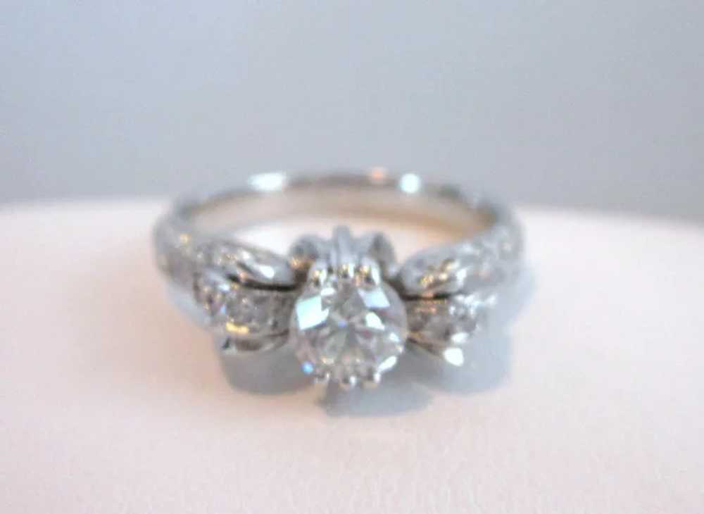 Exquisite Platinum and Diamond Vintage Tacori Rin… - image 6