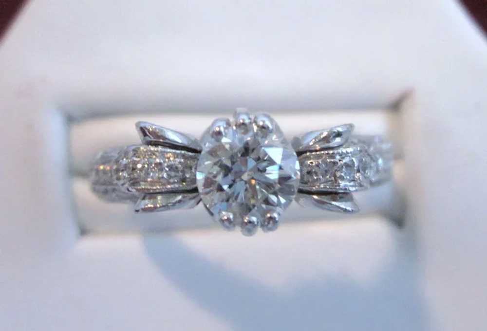 Exquisite Platinum and Diamond Vintage Tacori Rin… - image 7