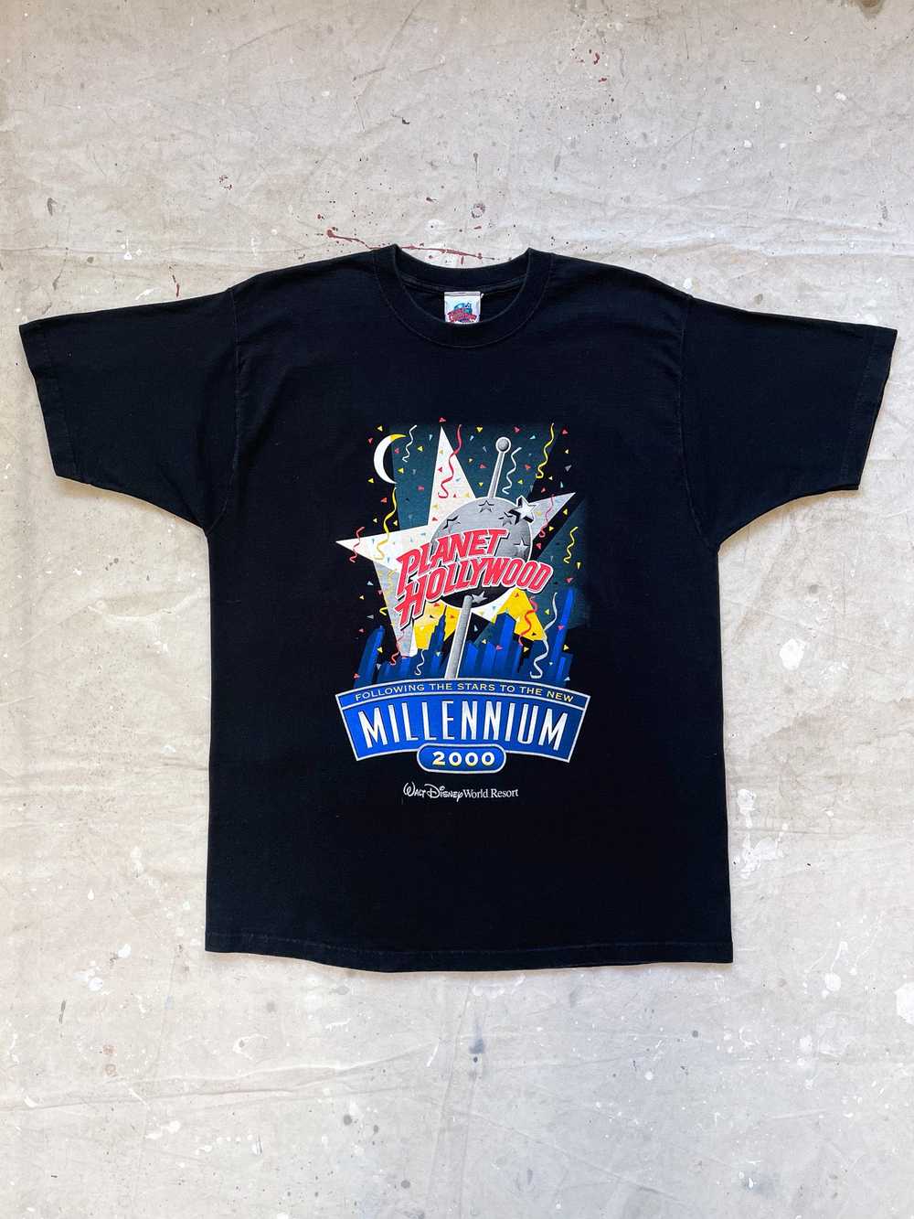 PLANET HOLLYWOOD MILLENNIUM 2000 T-SHIRT [XL] - image 1