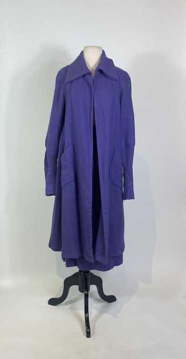 1930s Vassar Sportswear Purple Wool Skirt and Jack