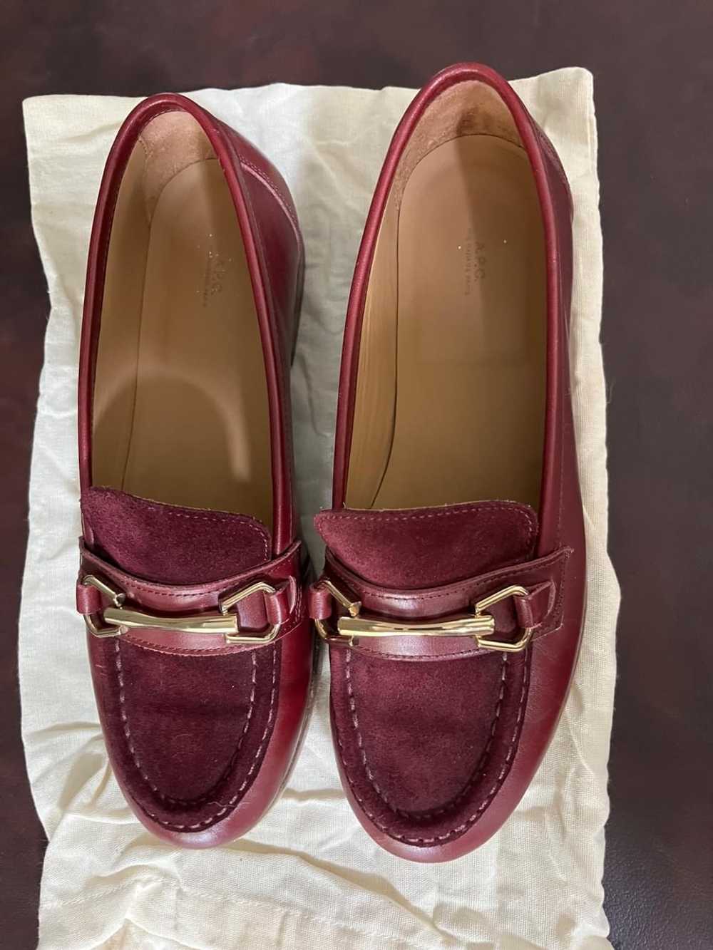 A.P.C. Diana moccasin Bordeaux loafers (8) - image 2