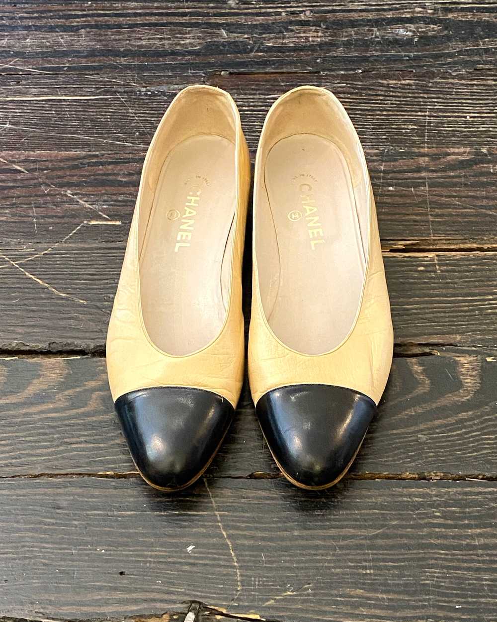 Classic Vintage Chanel Slip On flat shoe - image 2