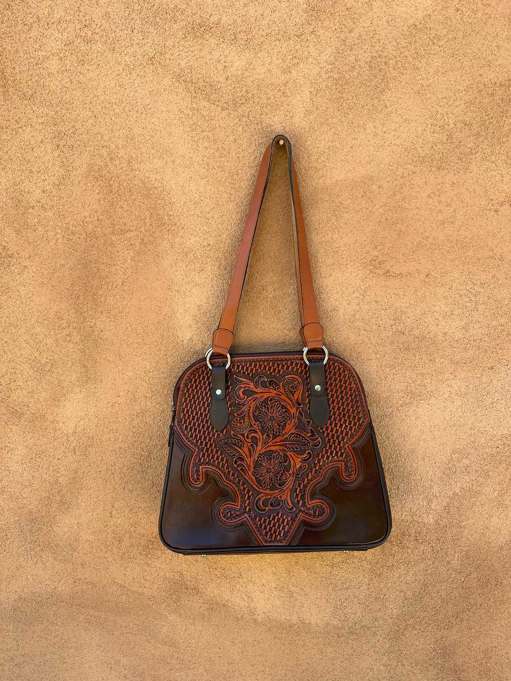 Beautiful Embossed Leather Purse - image 1