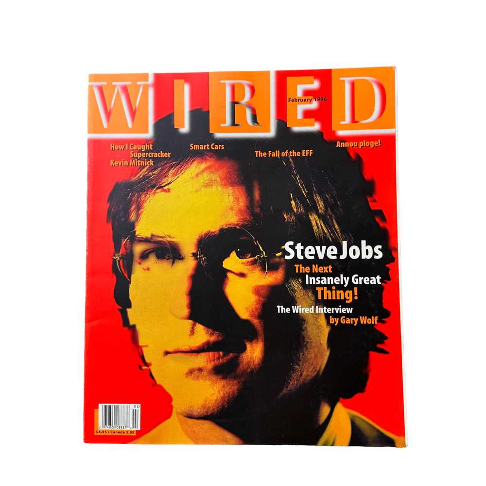 1996 Wired mag steve jobs mag - image 1