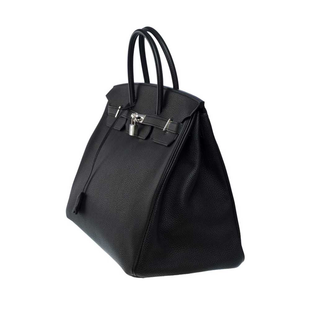 Hermès Birkin Bag 40 Leather in Black - image 2