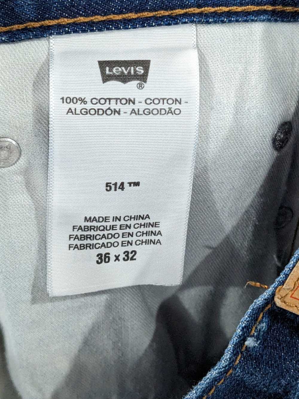 Levi's Levi's 514 straight fit jeans - SIZE 36 x … - image 3