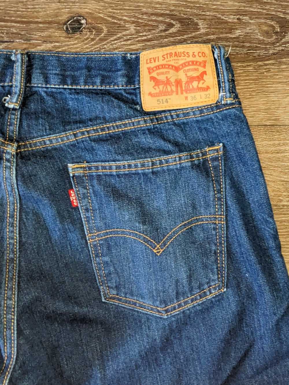 Levi's Levi's 514 straight fit jeans - SIZE 36 x … - image 5