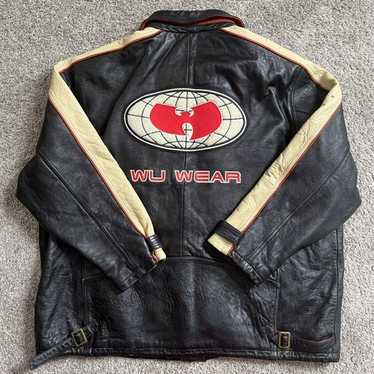 Special！激レア！vintage 90s wu wear レザージャケット Wu-wear leather jacket size - Gem
