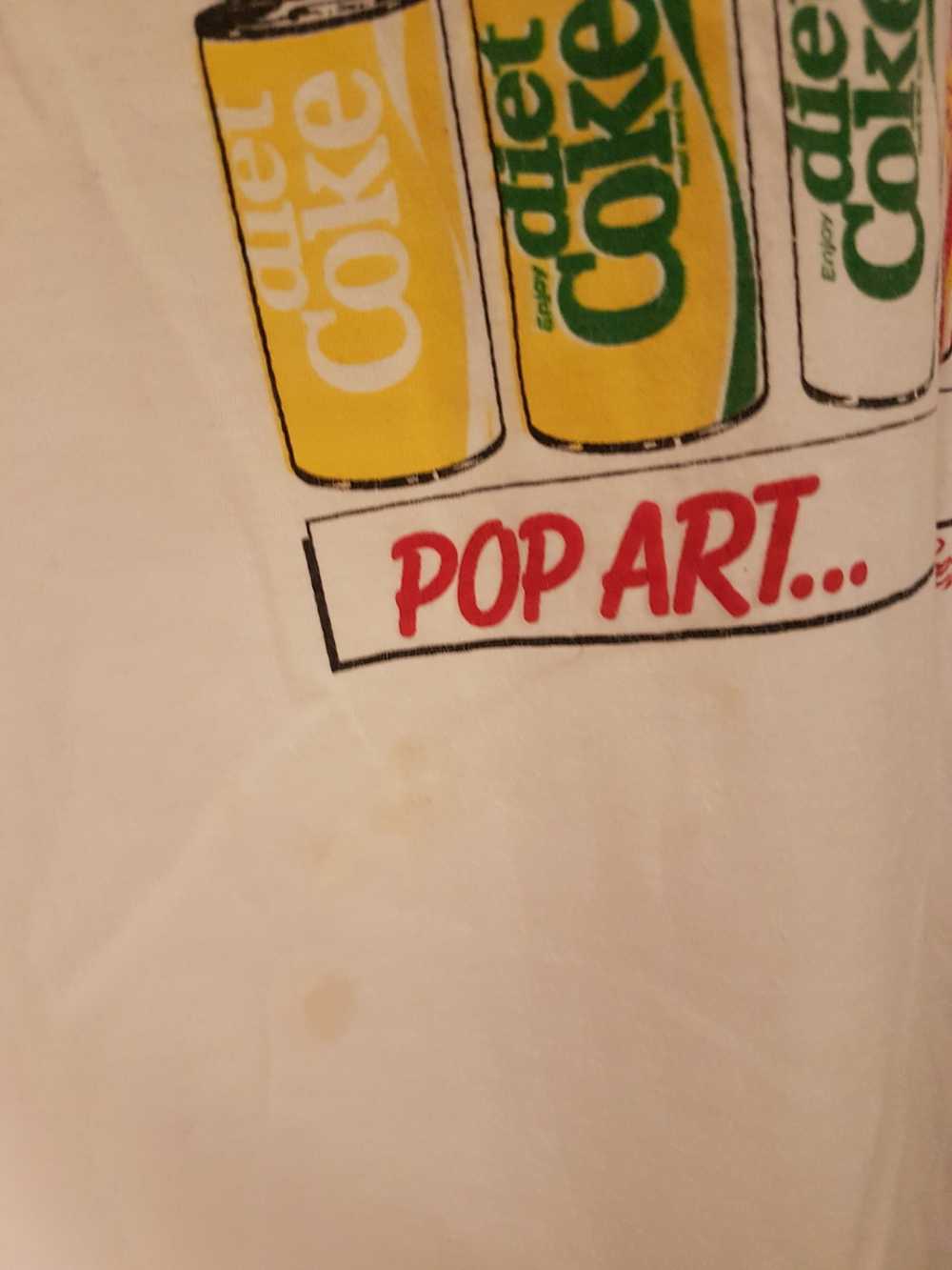 Coca Cola Vintage pop art diet coke Tshirt - image 4