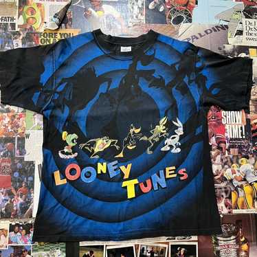 Vintage Dallas Cowboys Superbowl XXVII NFC Champions Looney Tunes T-Shirt